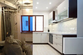 Ремонт квартиры в деталях — ул. Миера 93, Рига