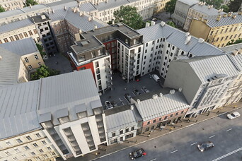 Renovētajā namā Brīvības ielā 91 pieejami otrās kārtas dzīvokļi