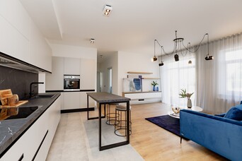 В поселке Podnieki в течение четырех месяцев зарезервированы 50% квартир