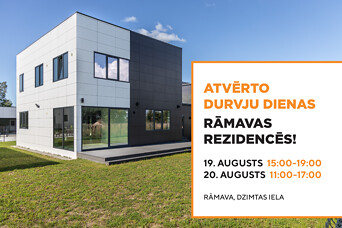 Atvērto durvju dienas ciematā "Rāmavas Rezidences"