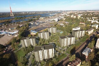 "Bonava Latvija" projektā "Krasta kvartāls" taps vēl trīs daudzdzīvokļu dzīvojamās ēkas