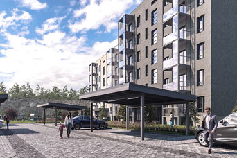 Приглашают ознакомиться с новым жилым проектом на Ганибу Дамбис 11