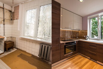 Teikas dzīvokļa pārvērtības: no neglītā pīlēna par skaistu gulbi