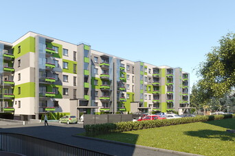 Spāru svētkus svin daudzdzīvokļu namu kompleksa "Biķerziedi" sestā ēka