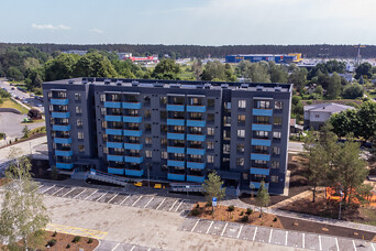 Kaivas kvartāla pirmā māja gatava dzīvošanai; atvērto durvju diena augusta otrajā pusē