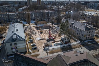 Rīgas tuvajā centrā taps "zaļa" jaunbūve ar 36 dzīvokļiem