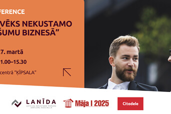 Nekustamo īpašumu nozares profesionāļu konferencē šogad izcels cilvēka lomu tirgū