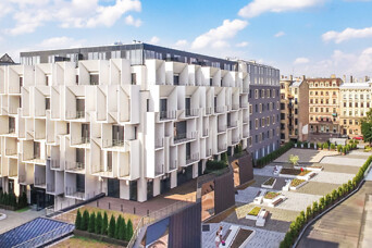 Можно посетить новые жилые проекты в центре Риги