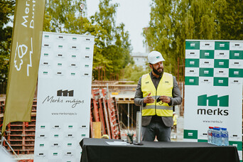 Kapsulas iemūrēšana "Merks" jaunākajā projektā "Merks Duntes Zīles"