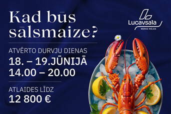 Pirmās atvērto durvju dienas projektā "Lucavsala" – nāc uz sālsmaizi un projekta atklāšanu!