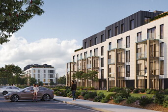 "Dižozoli" - projekts ar plašāko labiekārtoto pagalma teritoriju Mārupē