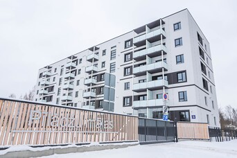 Ziepniekkalnā pabeigta jaunā projekta "Pīlādžu mājas" pirmās kārtas būvniecība