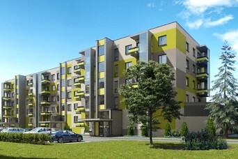 Sākta daudzdzīvokļu namu kompleksa Biķerziedi pēdējās ēkas būvniecība Teikā