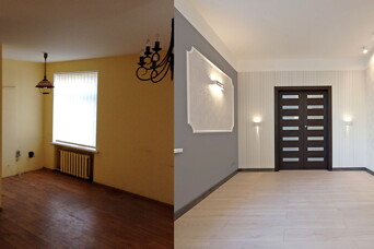 Soli pa solim: kā "pelēku" dzīvokli pārveidoja elegantā un klasiskā mājoklī