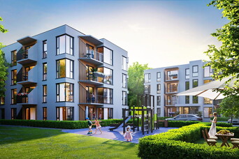 Rezervācijām atvērta otrā "Parka Kvartāls" māja Ziepniekkalnā