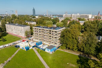 "Hepsor" premium klases projektā "Nameja Rezidence" Āgenskalnā nosvinēti Spāru svētki