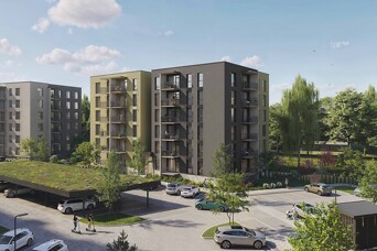 Uzsākta "Merko mājas" projekta "Mežpilsēta" trešā kārta – plānā vairāk nekā 500 dzīvokļu