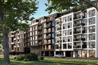 Liela interese par "Miera Rezidencēm"; projektā uzsākta dzīvokļu pārdošana