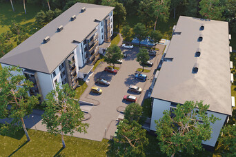 Активность в Иманте - жилые дома Annas Parks уже приобрели видимые формы