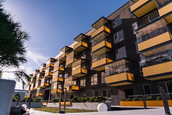 Первый дом "Skanstes Parks" уже готов и ждет своих жителей