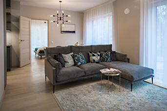 Atklāts paraugdzīvoklis Āgenskalna ielā 24, jaunajā projektā "Sentimento"