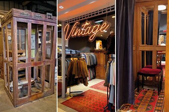 Iedvesmojoši! Vēsturiska nama lifts pārtop par unikālu pārģērbšanās kabīni tirdzniecības centrā