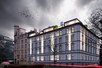 Новые квартиры у Латвийской Национальной библиотеки с видом на Даугаву и Старую Ригу