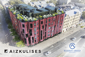Aizkulises в центре Риги: уникальные двухэтажные квартиры с захватывающими дух террасами