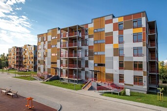 Nākamā gada sākumā nodos ekspluatācijā ceturto māju kompleksā "Priedes"