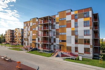 Trešā daudzdzīvokļu māja kompleksā "Priedes" ir nodota ekspluatācijā