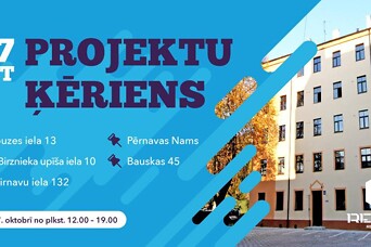 В субботу ознакомьтесь с новыми проектами в Центре, в Пардаугаве, в Шампетерис и в Торнькальнсе