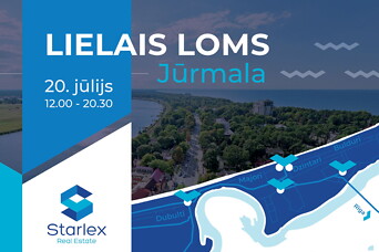 "Lielais Loms" Jūrmalas jaunajos projektos: izvēlies izdevīgi savas jaunās mājas un brauc mājās ar jaunu auto!