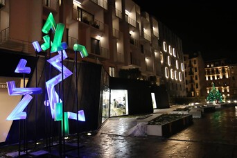 "Ziemassvētku egļu ceļš" mākslas objekti būs apskatāmi arī Centrus kvartālā