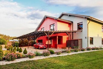 Privātmāja Amatniekos, kurā izmantoti oriģināli interjera dizaina risinājumi