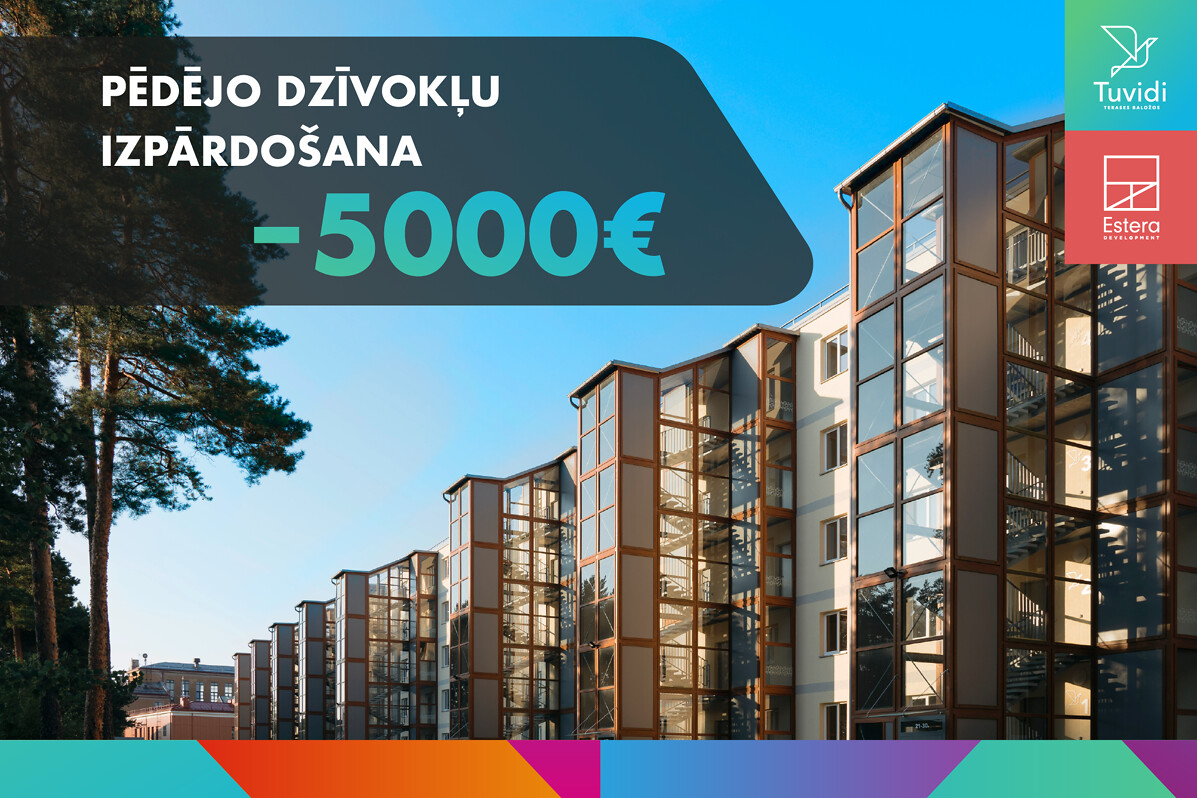 Распродажа последних квартир в новом проекте Tuvidi