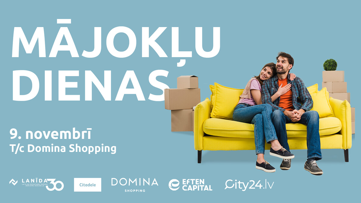 Visa aktuālākā informācija par mājokļu pieejamību vienuviet - 9. novembrī MĀJOKĻU DIENĀ 