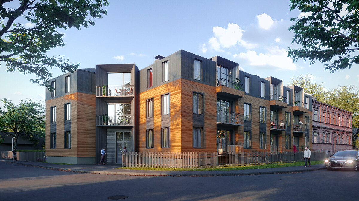 Daudzdzīvokļu ēka Āgenskalnā, Baložu ielā 7 nodota ekspluatācijā