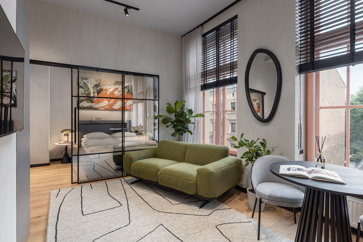 Loft stila dzīvokļu projekts Rīgas centrā aicina uz atvērto durvju dienu