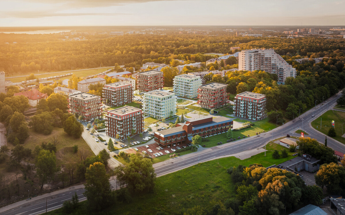 Invego investēs 75 miljonus eiro jauna dzīvojamā kompleksa "Vītolu parks" attīstībā Rīgā