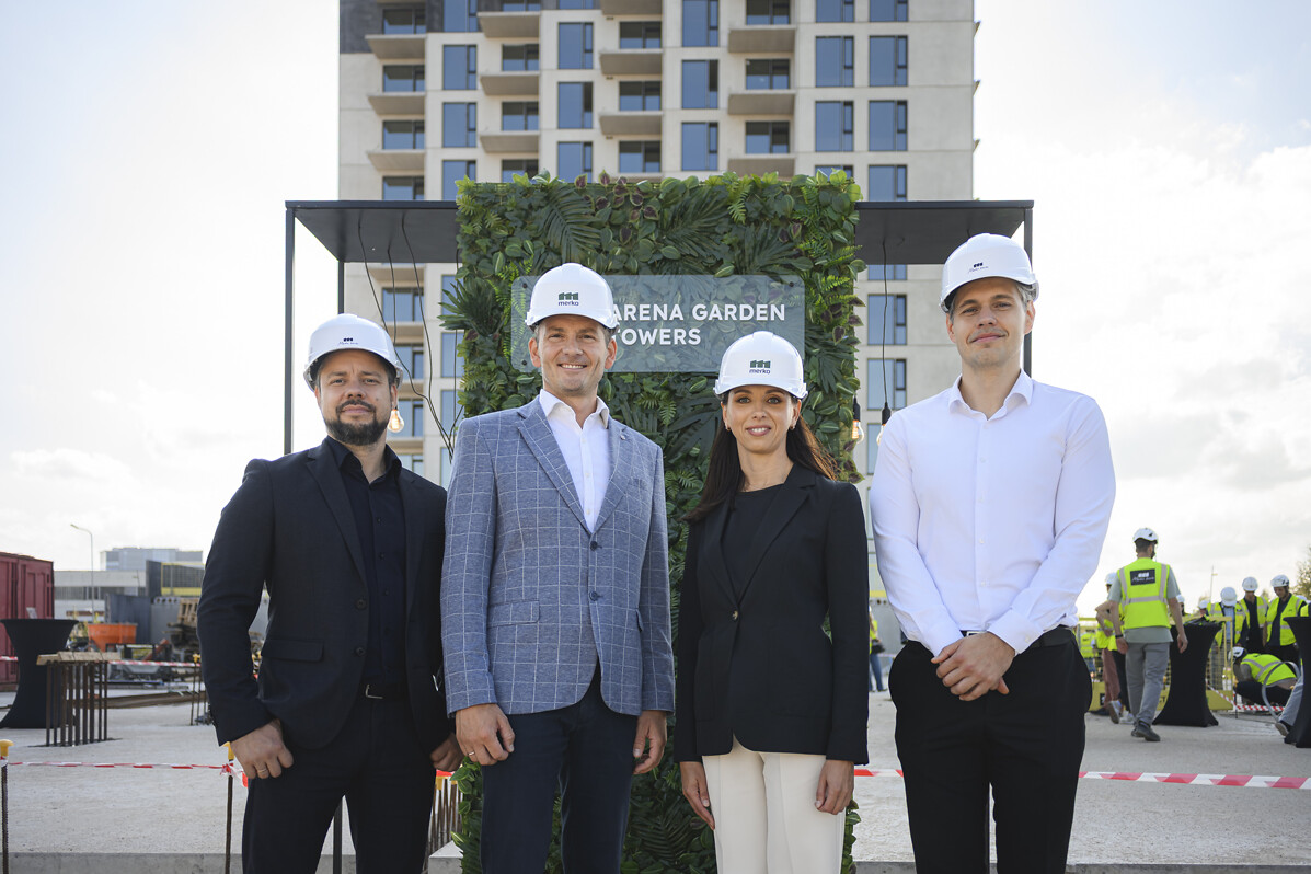 "Arena Garden Towers" A2 ēkā iemūrēta laika kapsula; A1 ēkā rezervēti gandrīz 80 % dzīvokļu